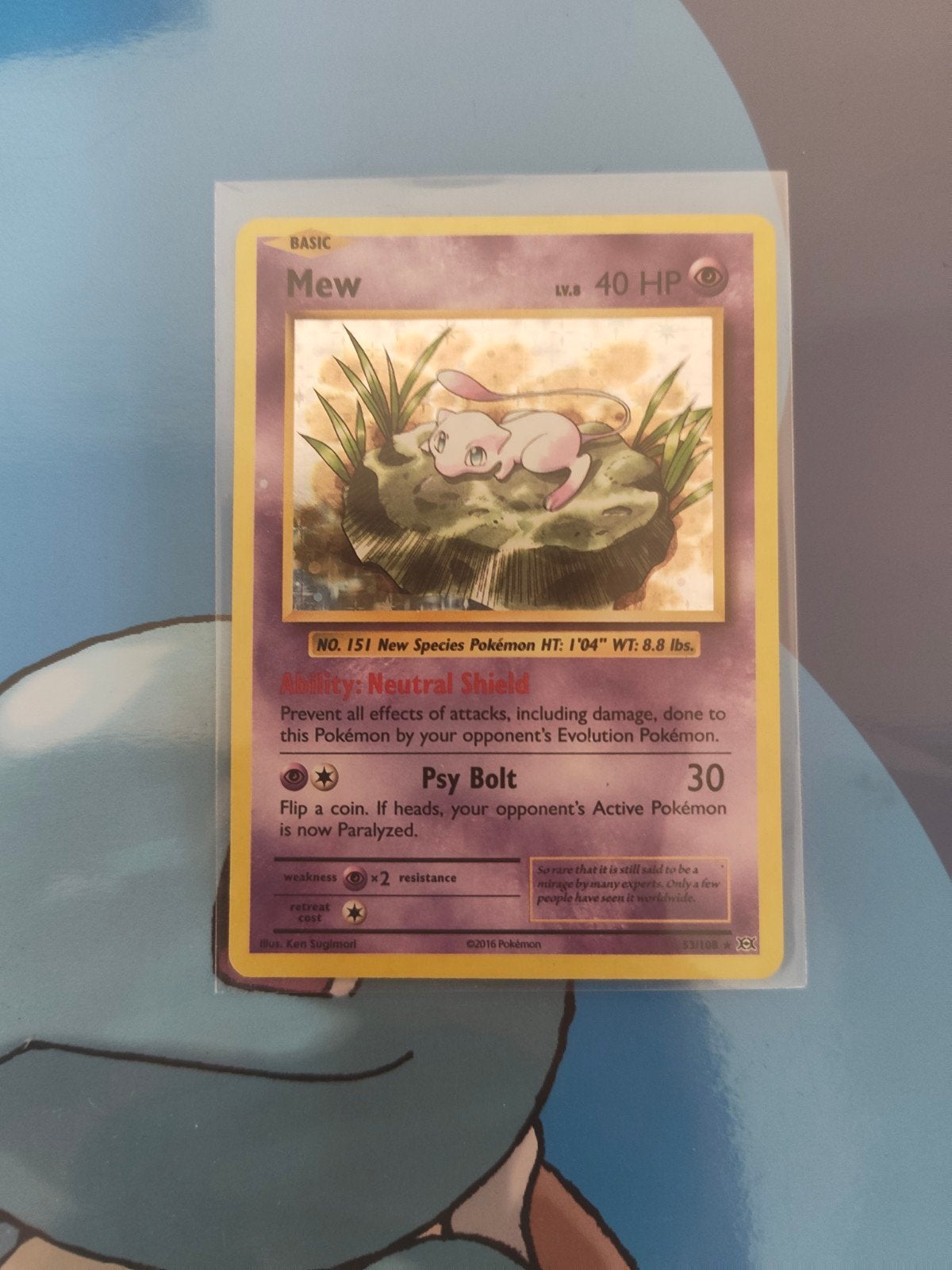 Mew [Holo] #53 Pokémon Evolutions, Ophalen of Verzenden