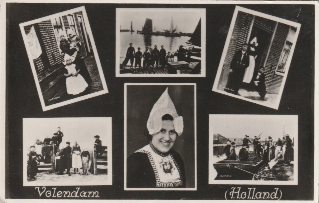 VOLENDAM Klederdracht, Verzenden, 1940 tot 1960, Gelopen, Noord-Holland