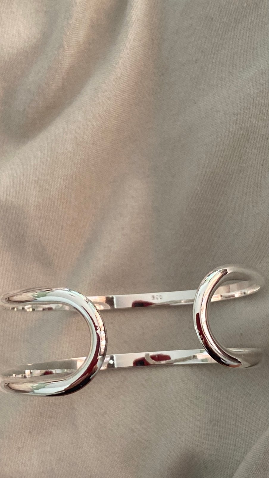 slavenarmband gemerkt 925 klemarmband dus past altijd, Ophalen of Verzenden, Zo goed als nieuw, Zilver