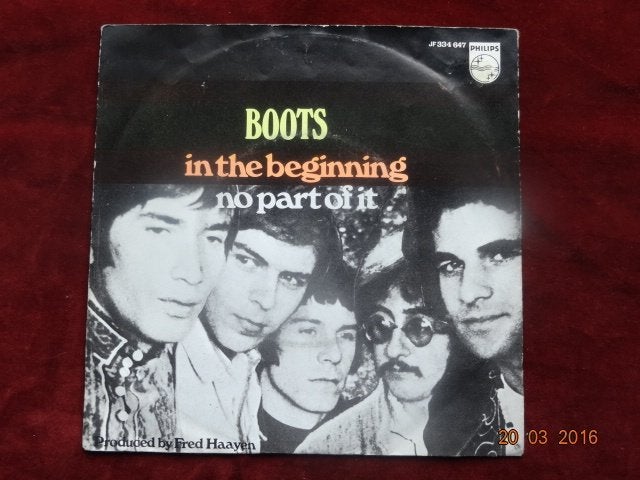 Boots - In the beginning  (7"), Gebruikt, Fotohoes, 7 inch, Ophalen of Verzenden