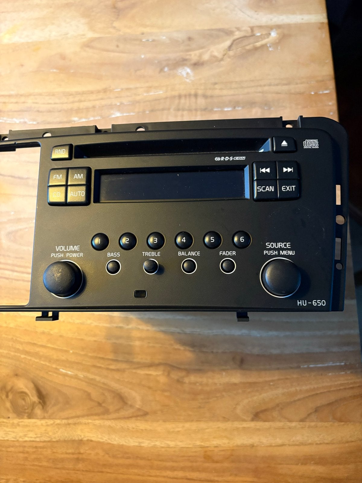 Volvo HU-650 autoradio met CD-speler, Ophalen of Verzenden, Gebruikt