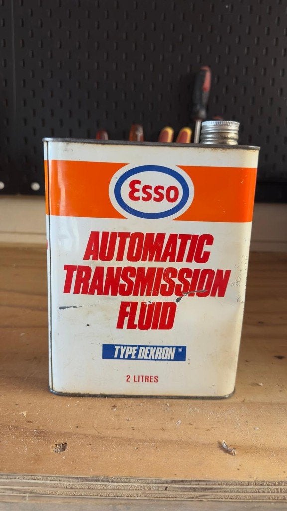 Vintage Esso Dexron ATF Blik (2L) - VOL/Unopened, Verzamelen, Blikken, Ophalen of Verzenden, Gebruikt, Overige, Overige merken