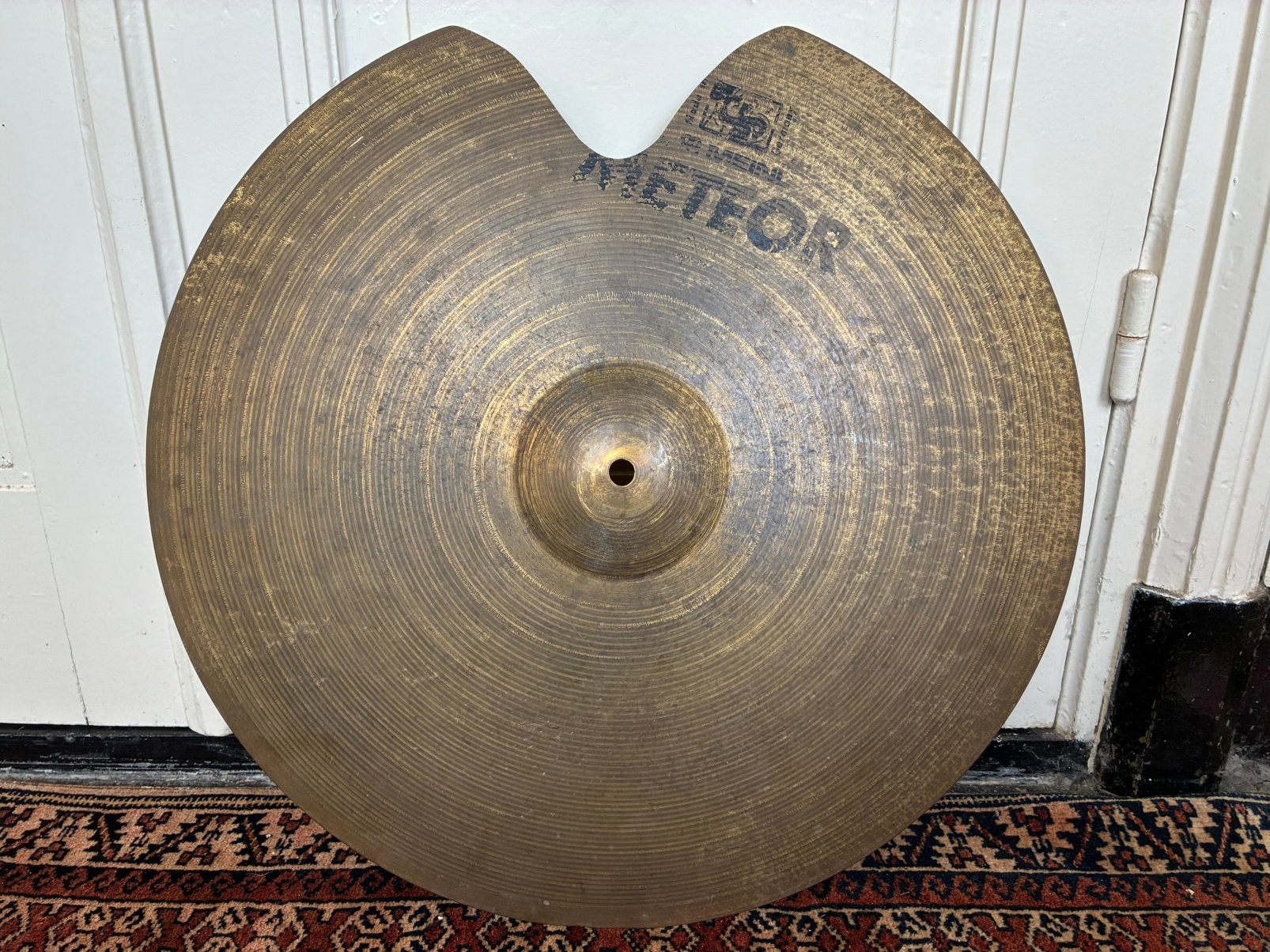 Vintage Meinl Meteor Ride 20” gerepareerd Bekken, best dark, Muziek en Instrumenten, Ophalen, Gebruikt, Duitsland, Overige soorten
