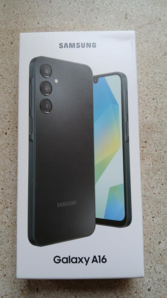 Samsung Galaxy A16 - Gebarsten Scherm (128GB, Zwart), Telecommunicatie, Mobiele telefoons | Samsung, Zwart, Touchscreen, Ophalen of Verzenden