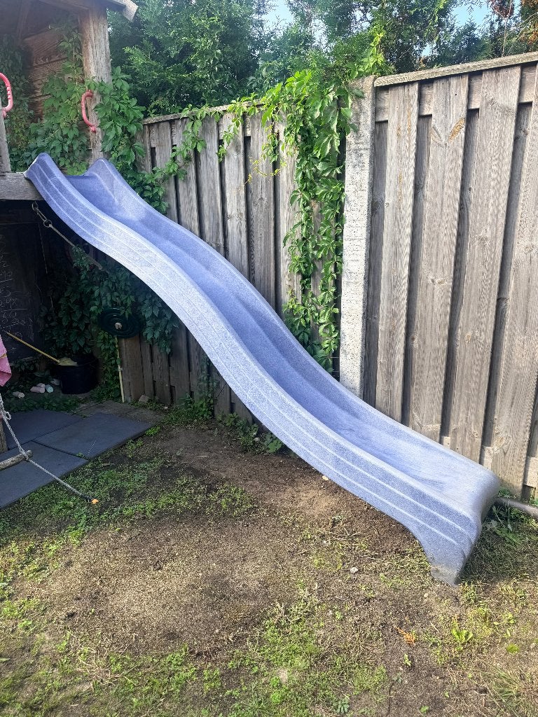 Grote Kunststof Glijbaan voor Speeltoestel – Lengte 280 cm, Ophalen, Gebruikt, Glijbaan