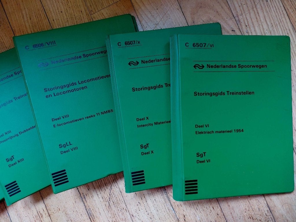 Storingsgidsen NS materieel en NMBS loc, Ophalen, Zo goed als nieuw, Trein, Boek of Tijdschrift