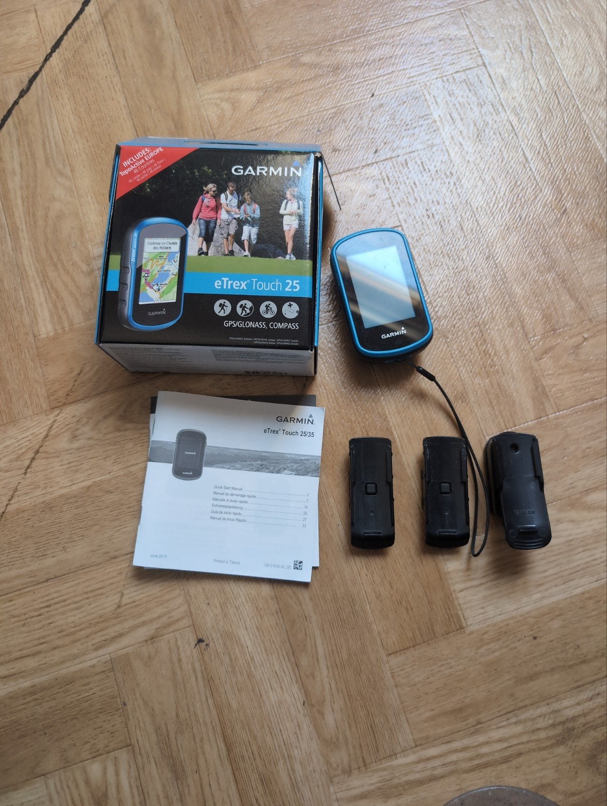 Garmin eTrex Touch 25 outdoor GPS + 16GB SD, Ophalen of Verzenden, Zo goed als nieuw, Navigatie of Gps