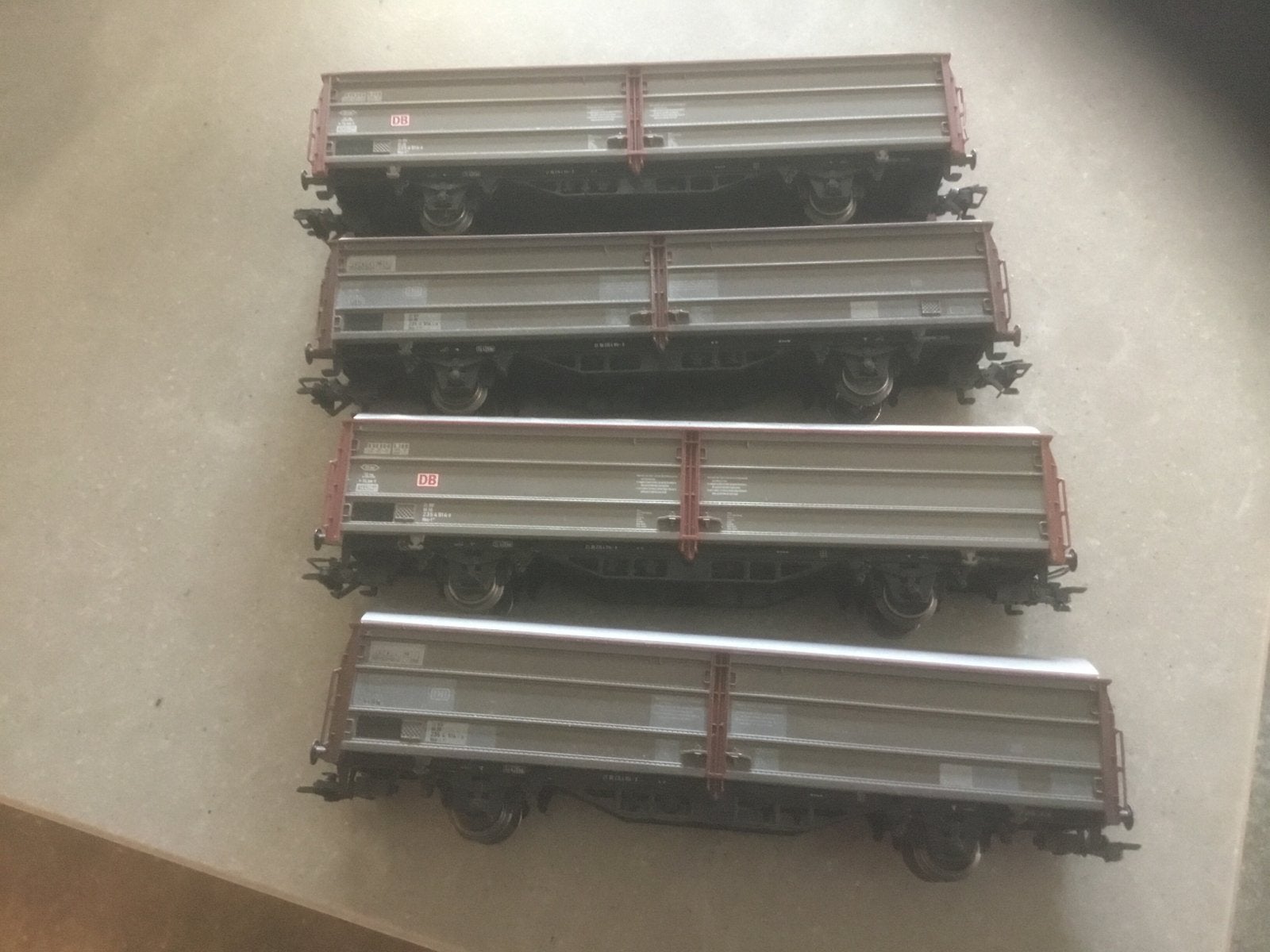 4x Märklin DB wagons -, Wisselstroom, Gebruikt, Wagon, Ophalen of Verzenden