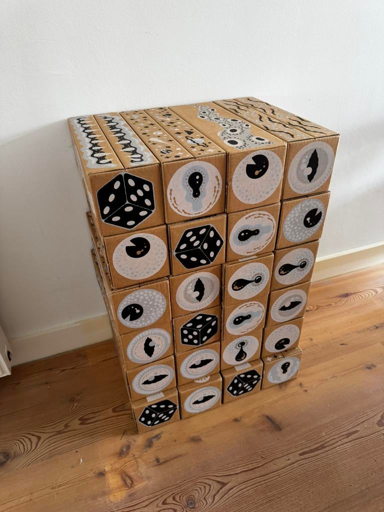 Gratis: Kartonnen speeldozen Ikea, Ophalen, Gebruikt