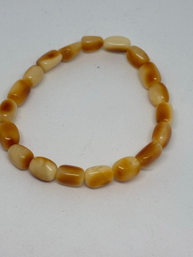 Nieuwe Amber Armband, Sieraden, Tassen en Uiterlijk, Zilver en edelstenen, Vagif.hamidov@hotmail.com, Geel, Nieuw