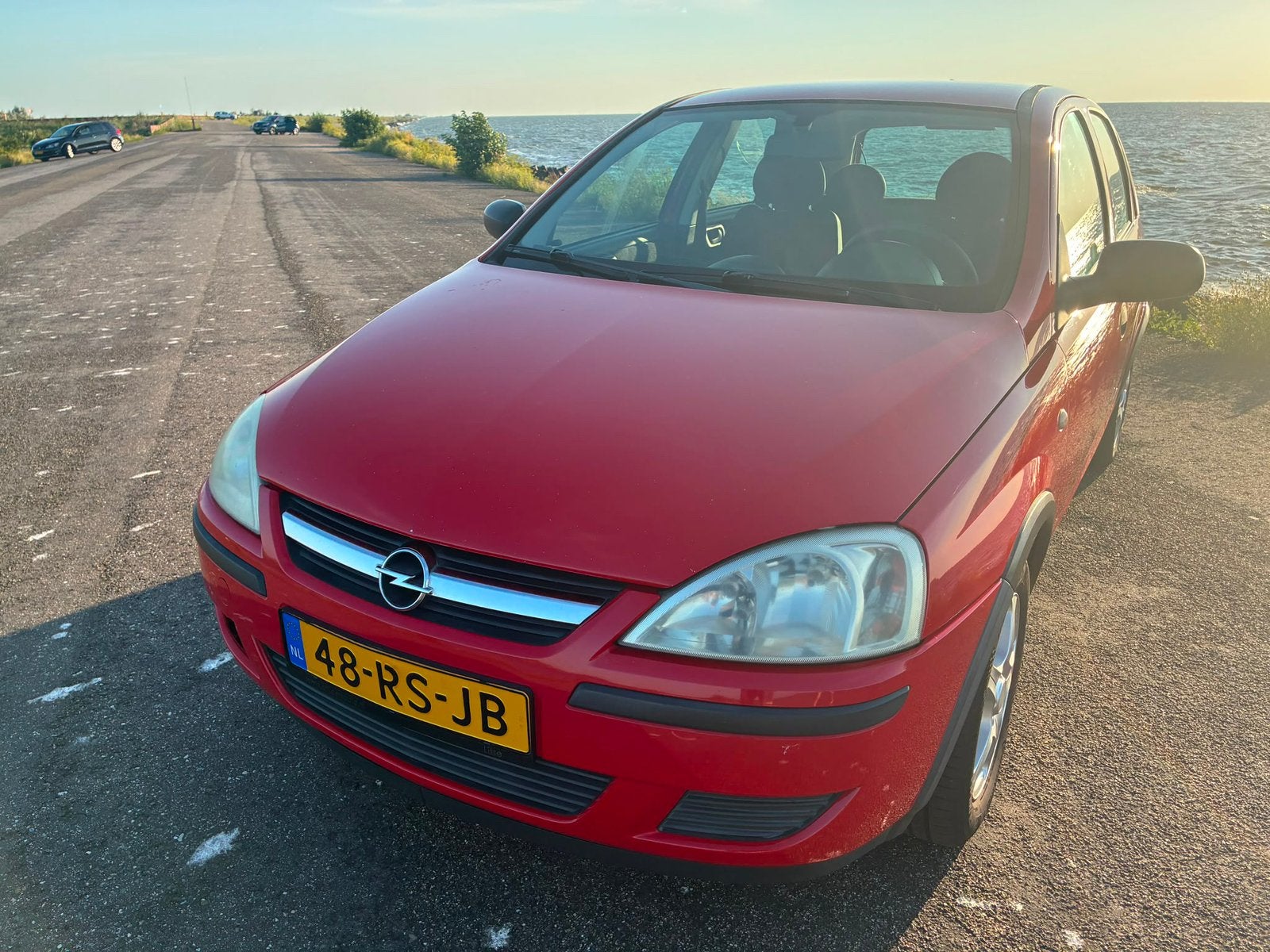 Opel Corsa 1.4 5D Easytronic 2005 Rood, Auto's, Opel, Particulier, Corsa, ABS, Airbags, Android Auto, Apple Carplay, Bluetooth