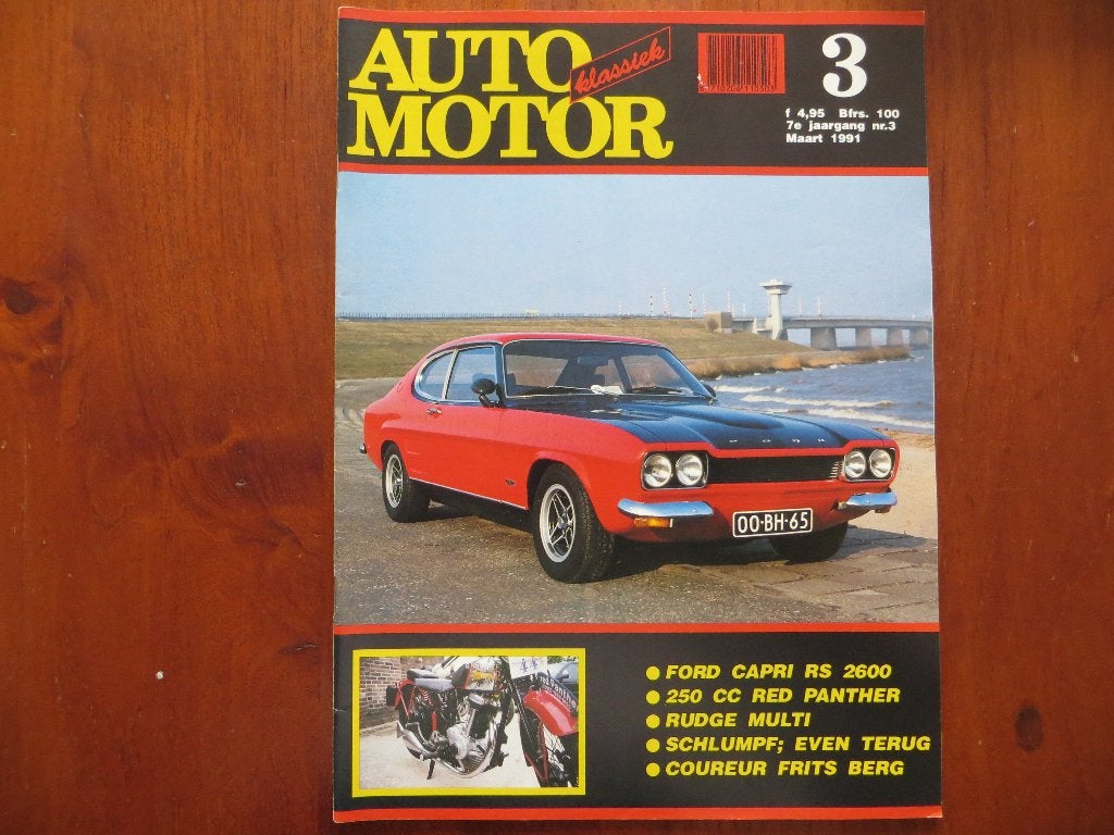 Auto Motor Klassiek 3 1991 Ford Capri RS 2600, Schlumpf, Ophalen of Verzenden, Nieuw, Ford