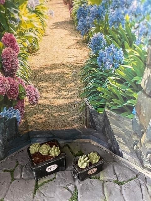 poppenhuis Vintage plantenbakjes, Verzenden, Nieuw, Poppenhuis