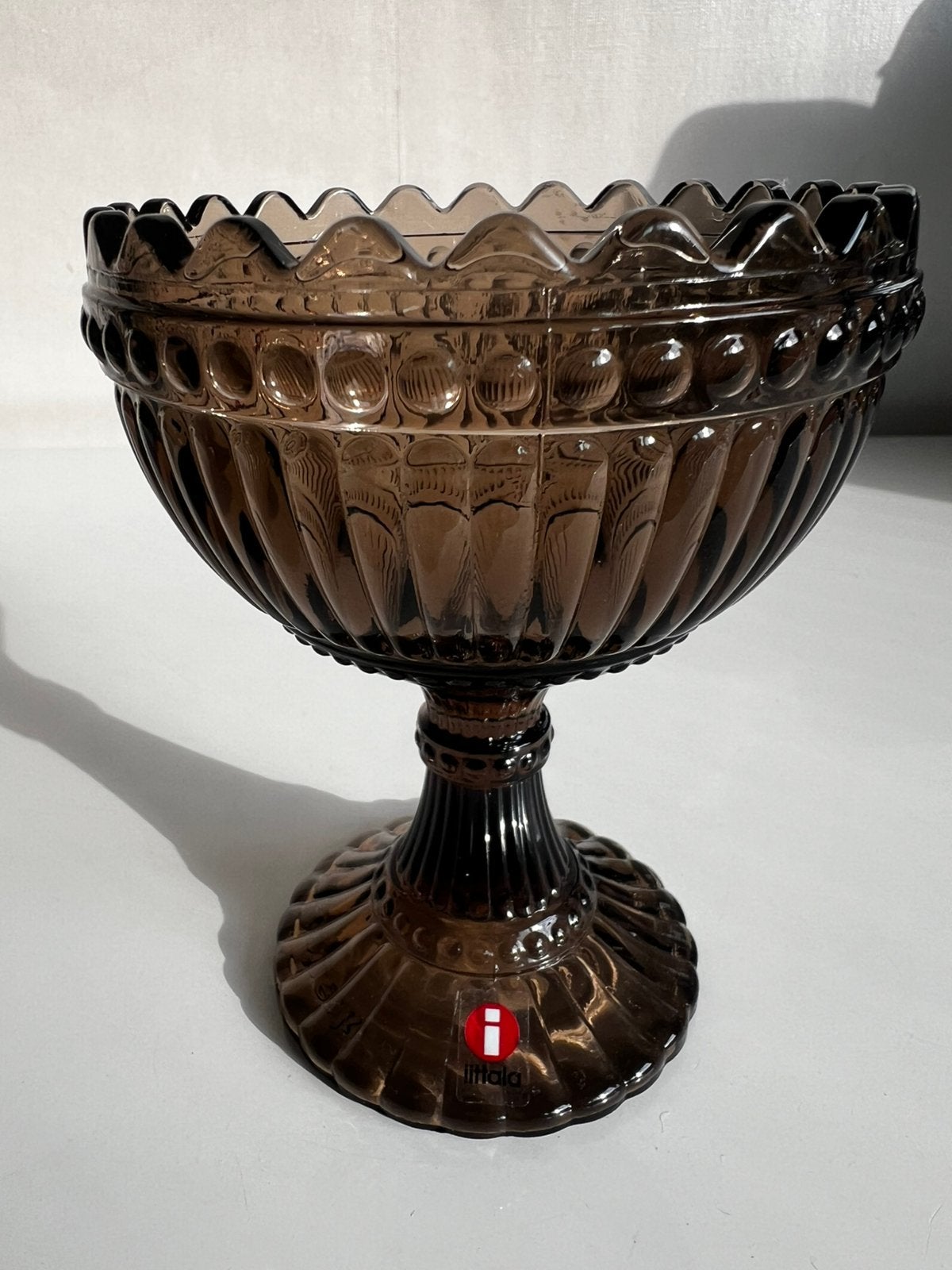 Iittala Marimekko Mariskooli Schaal Brown, Huis en Inrichting, Keuken | Servies, Ophalen of Verzenden, Zo goed als nieuw, Glas