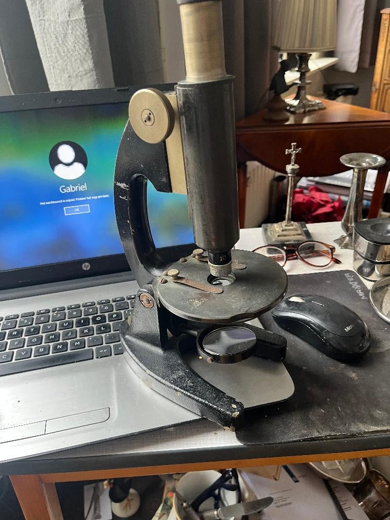 WINKEL-ZEISS MICROSCOOP, Audio, Tv en Foto, Optische apparatuur | Microscopen, Ophalen of Verzenden, Gebruikt, Minder dan 400x
