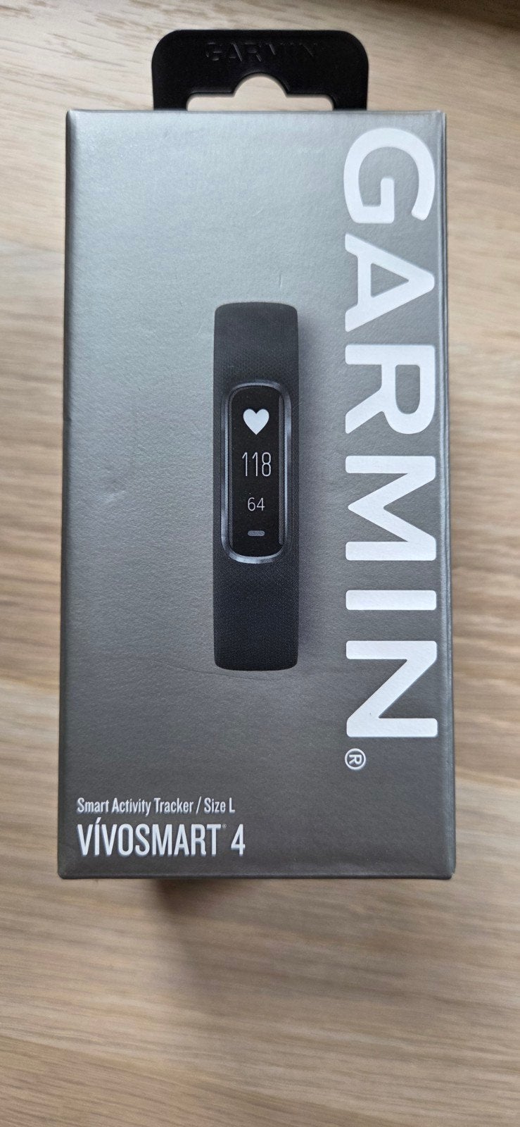 Garmin Vivosmart 4 Activity Tracker Zwart (Maat L), Zwart, Garmin, Ophalen of Verzenden, Zo goed als nieuw
