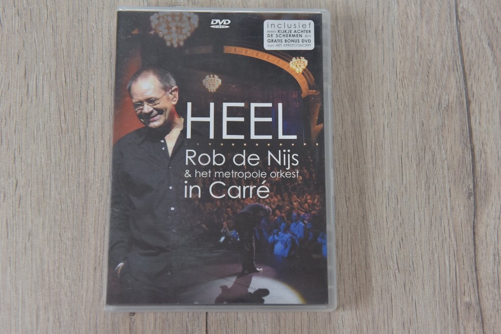 ROB DE NIJS - HEEL in CARRE met het METROPOLE ORKEST 2DVDbox, Inclusief doosje, Verzenden, Alle leeftijden, Nederlands