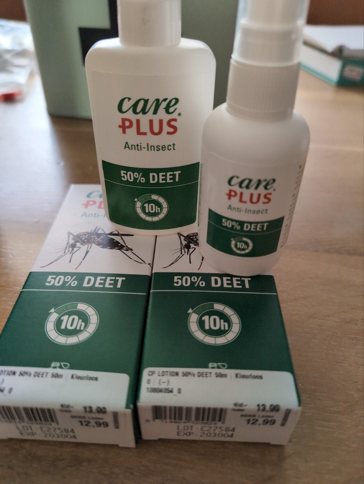 4 flesjes Care Plus DEET 50% – ongeopend, Ophalen of Verzenden, Nieuw