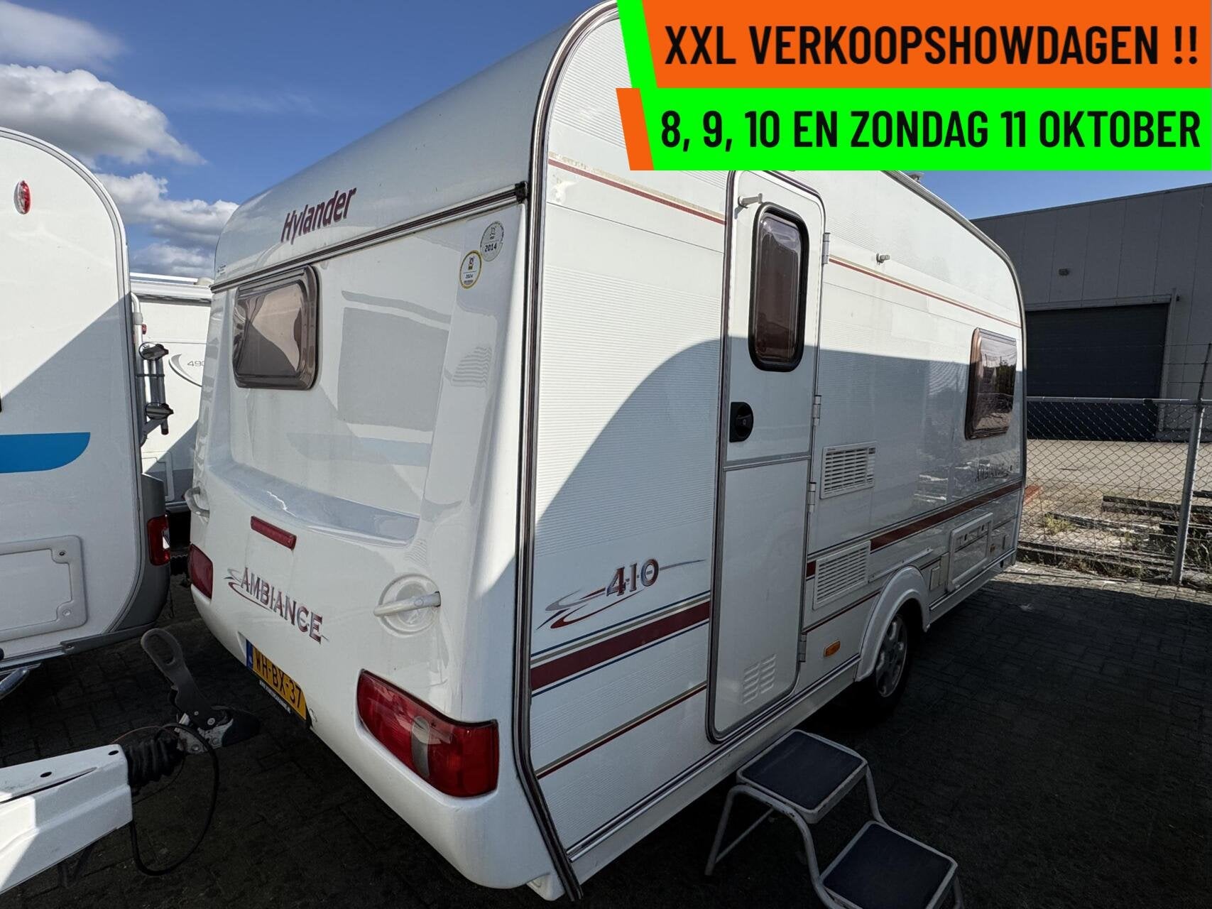 HYLANDER - XXL VERKOOPSHOW 8,9,10 & 11 OKT. 10-17 UUR, Caravans en Kamperen, Overige merken, Tot en met 2, Bedrijf, 750 - 1000 kg