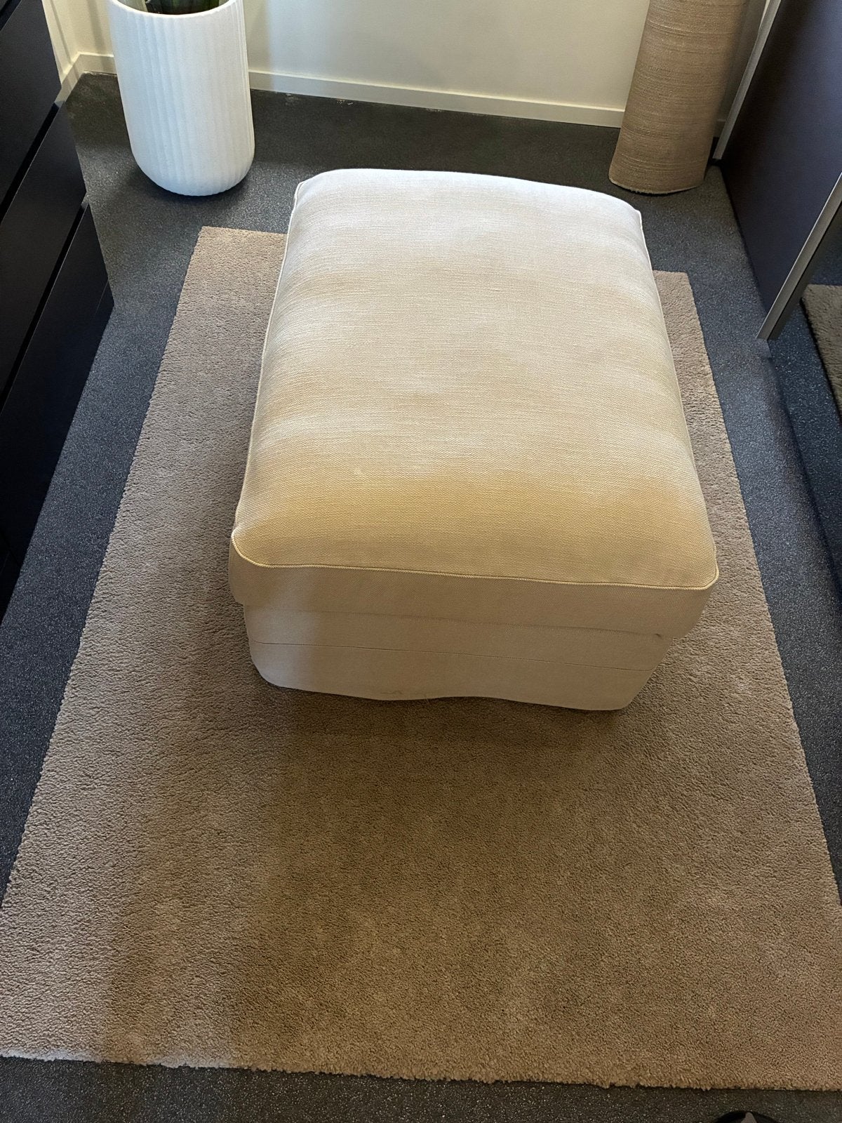 Taupe vloerkleed IKEA - Zo goed als nieuw, Ophalen, 100 tot 150 cm, Bruin, Zo goed als nieuw