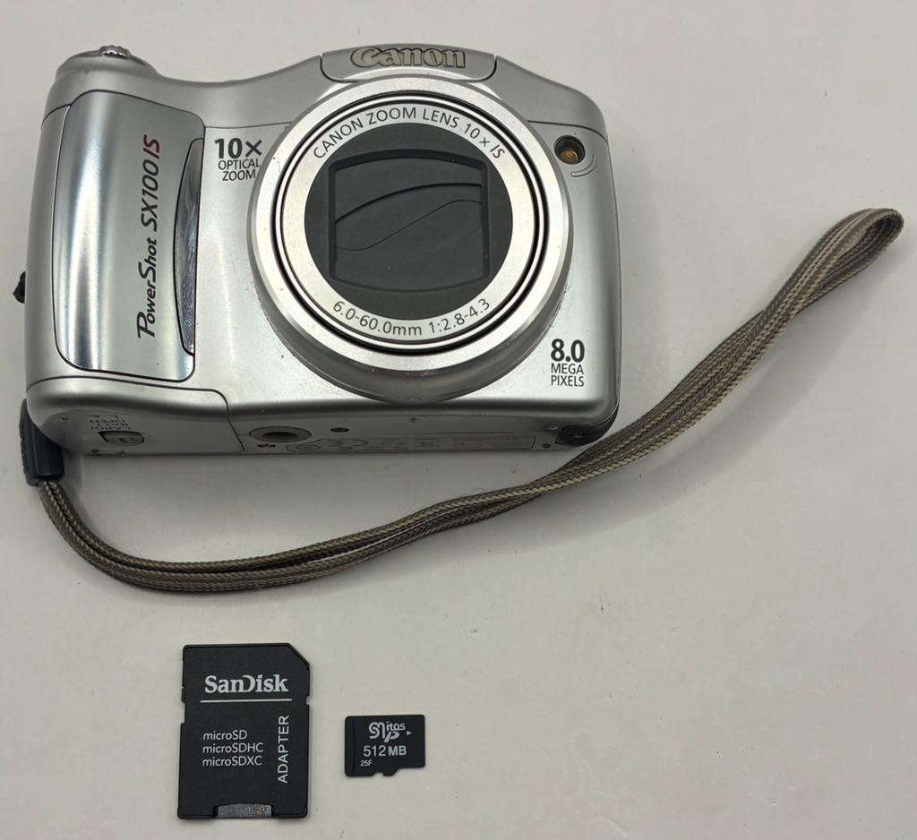 Canon PowerShot SX100 IS - compact camera, Ophalen of Verzenden, Zo goed als nieuw