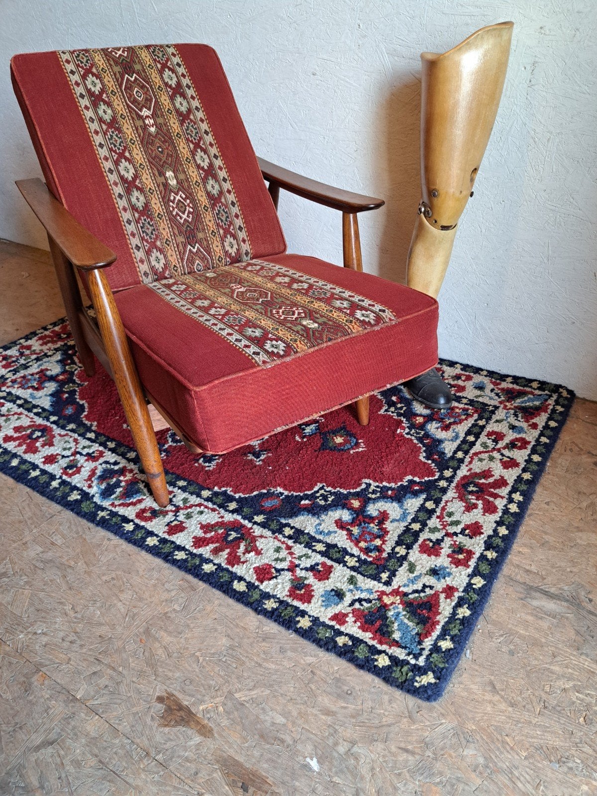 Vintage rookstoel, Ophalen