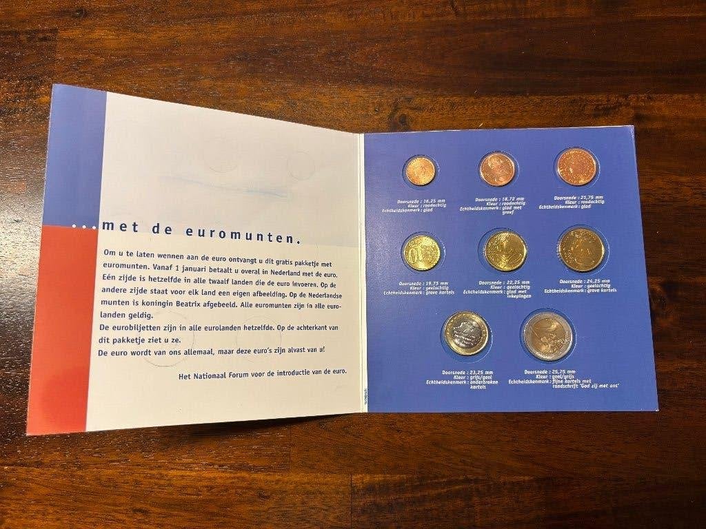 Een eerste kennismaking set euro munten, Postzegels en Munten, Munten | Nederland, Ophalen of Verzenden, Koningin Beatrix, Euro's