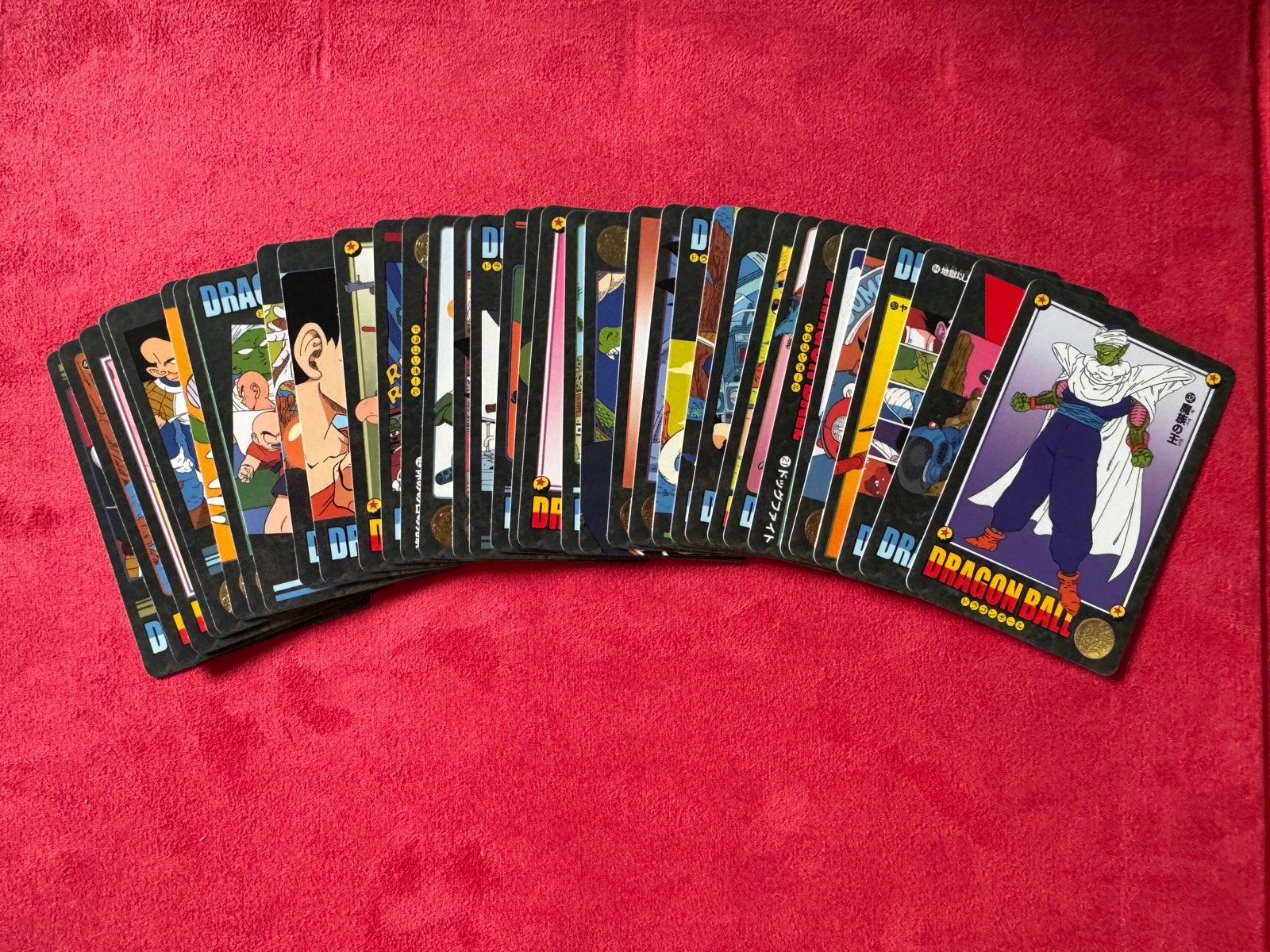 Dragon Ball Visual Adventure cards regular set (Japan), Ophalen of Verzenden, Zo goed als nieuw, Meerdere kaarten, Foil
