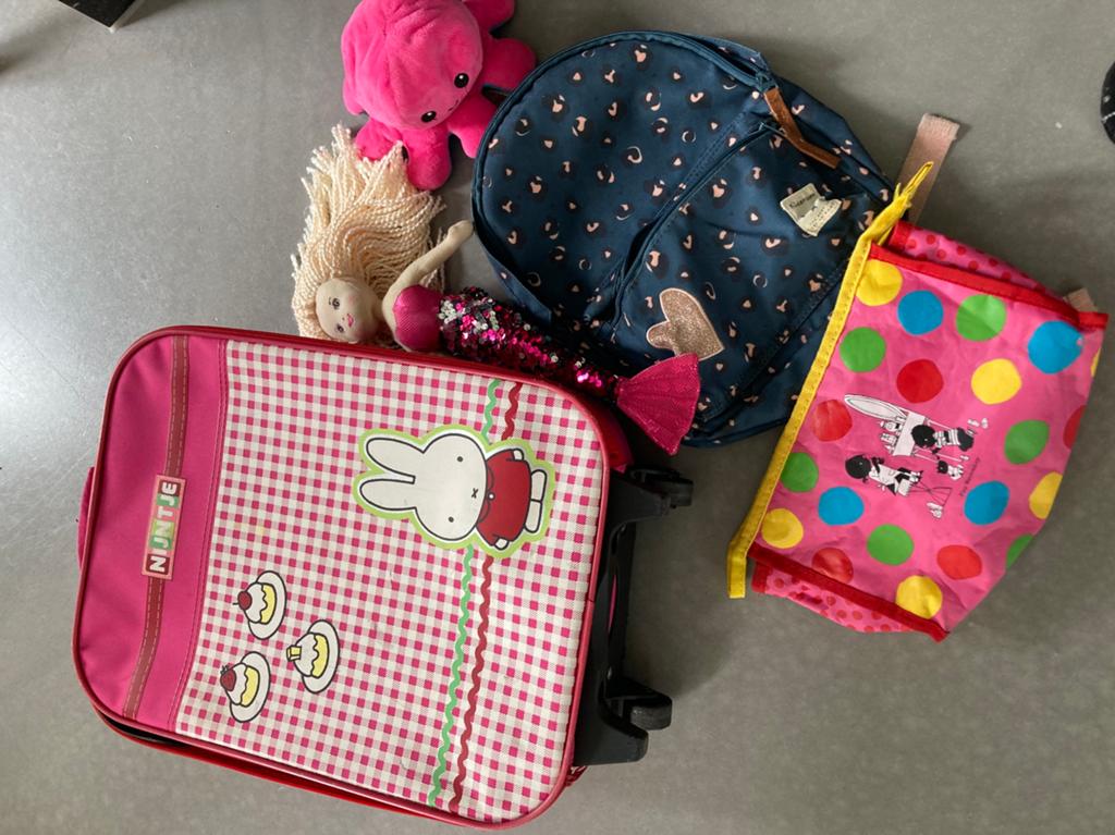 Te gekke set voor een klein meisje, Ophalen, Gebruikt