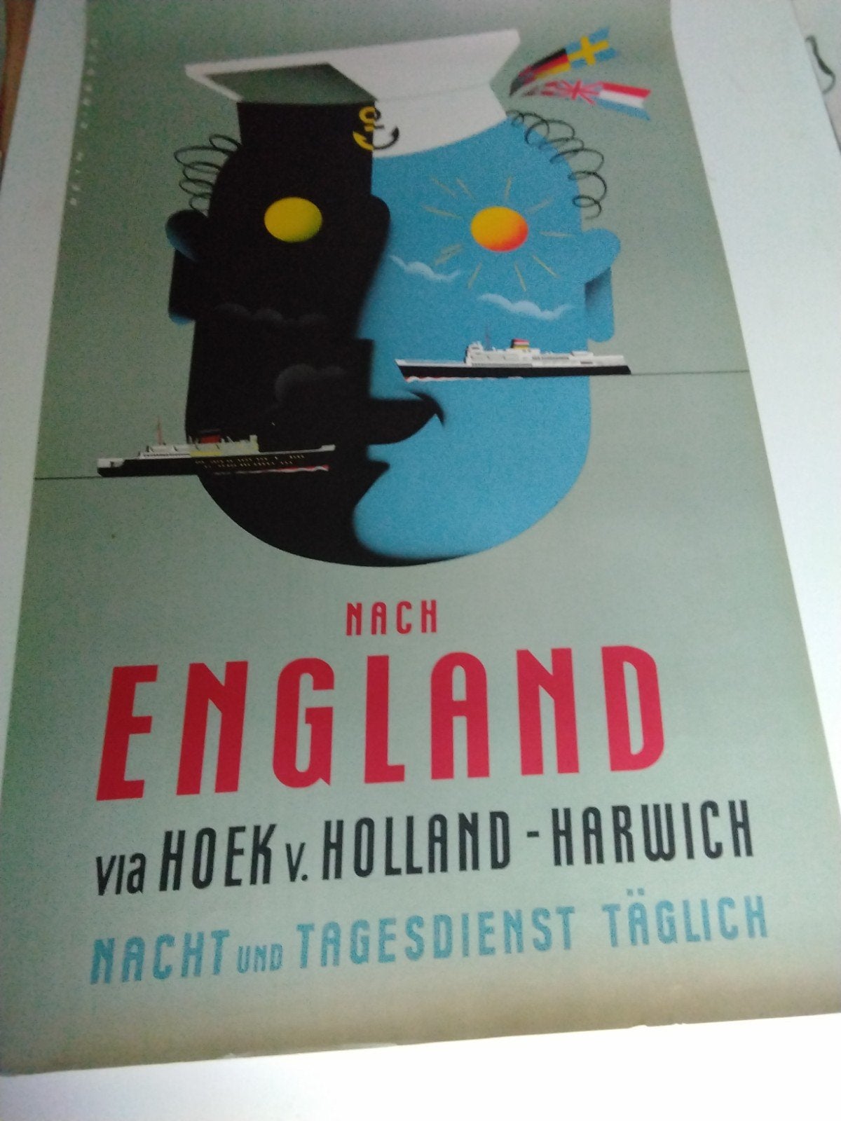nach england via hoek v holland-harwich, Ophalen of Verzenden, A1 t/m A3, Overige onderwerpen