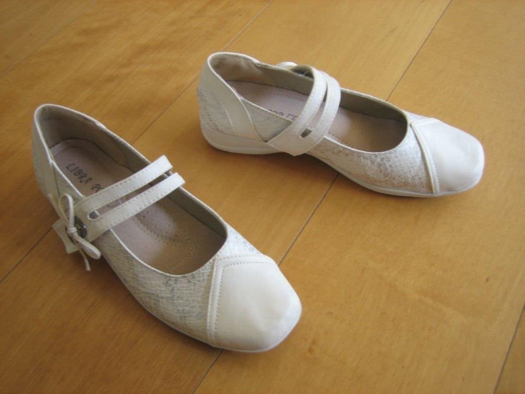 Leuke speelse lichte zomerschoenen LIBRA POP 38 snazzeys, Schoenen met lage hakken, Verzenden, Wit, Zo goed als nieuw