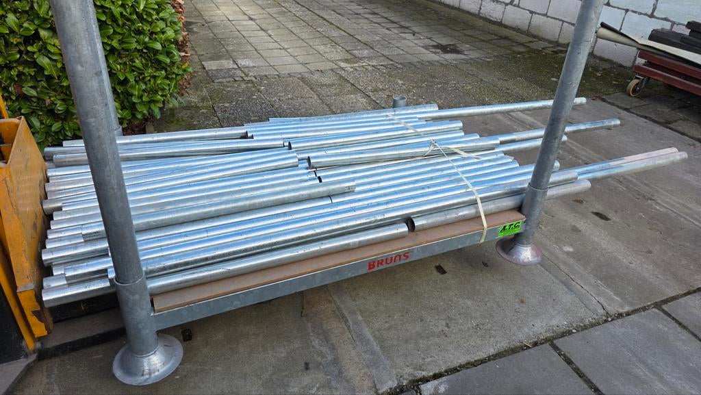 Gegalvaniseerde buizen nieuw 48x3 mm, koppeling voor buizen, Doe-het-zelf en Verbouw, Steigers, Ophalen, Nieuw, Overige typen