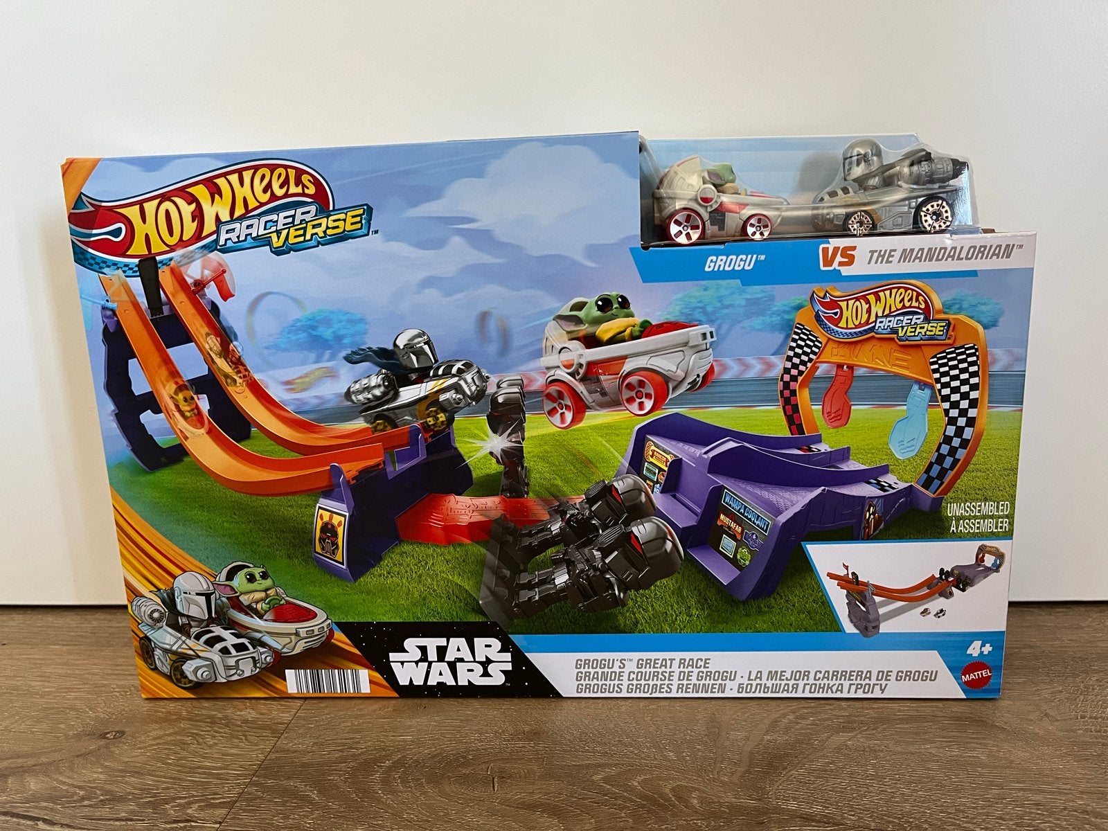 Hot Wheels RacerVerse Star Wars Grogu vs Mandalorian, Ophalen of Verzenden, Nieuw, Overige typen