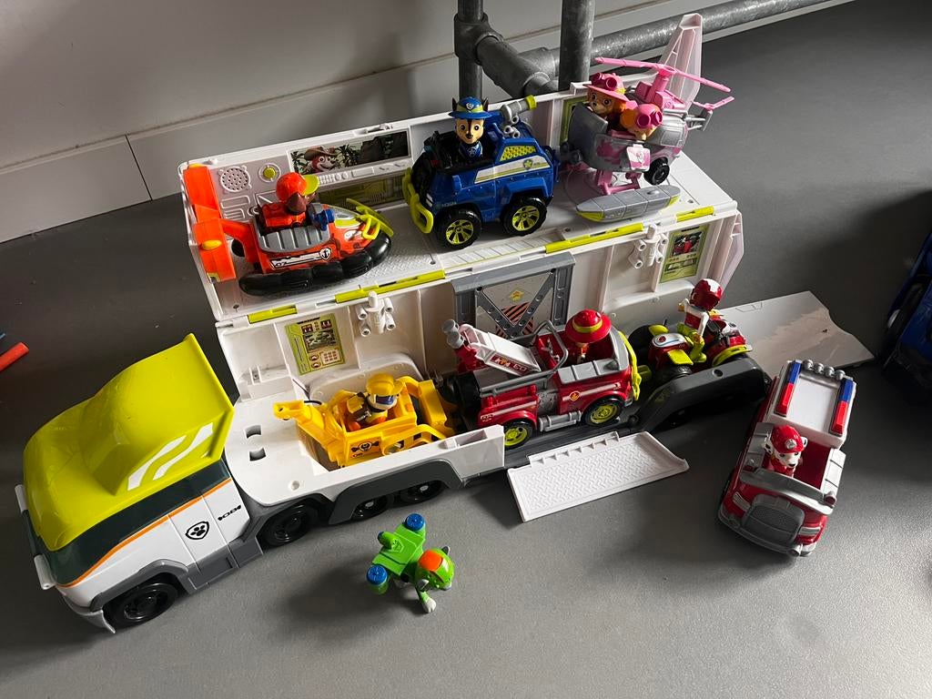 Paw Patrol voertuigen & figuren, Kinderen en Baby's, Speelgoed | Actiefiguren, Ophalen, Gebruikt