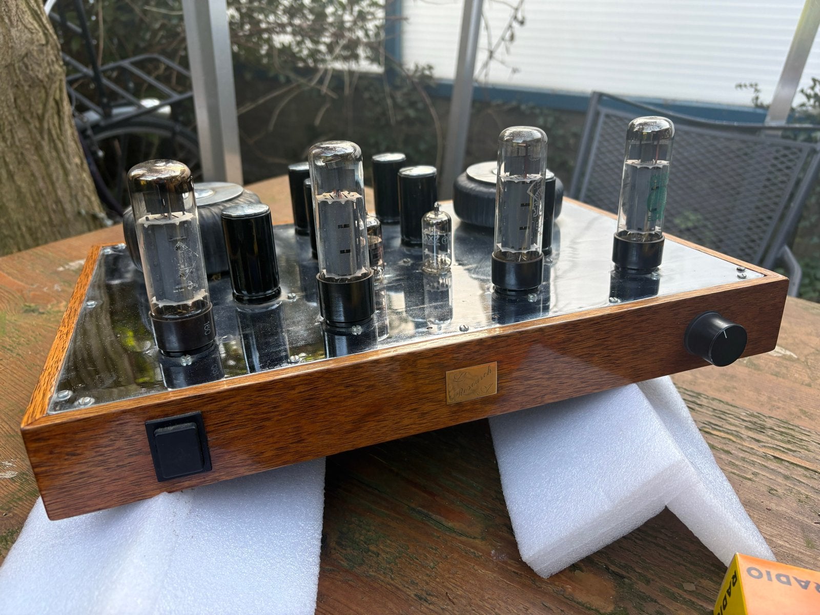 2x L.A.Research EL34 Mono Buizen Eindversterkers - 100W, Ophalen of Verzenden, Versterker