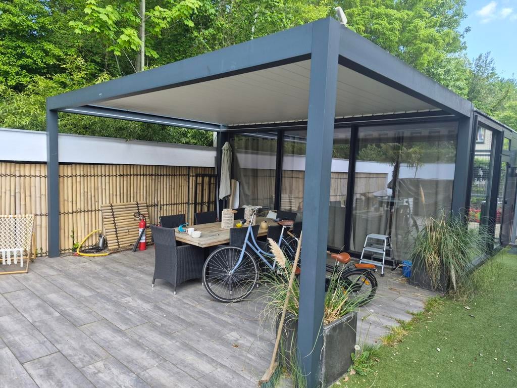 580cm bij 410cm aluminium overkapping, Tuin en Terras, Overkappingen, Ophalen of Verzenden, Veranda