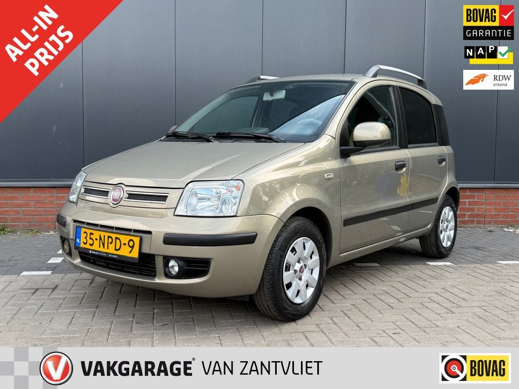 Fiat Panda 1.2 Active (12 mnd BOVAG garantie), Auto's, Stof, 1242 cc, Beige, Origineel Nederlands