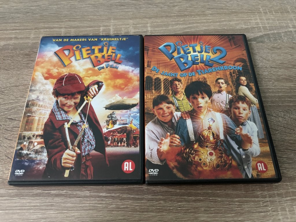 Dvd's Pietje Bell 1 en 2, Avontuur, Gebruikt, Alle leeftijden, Ophalen of Verzenden