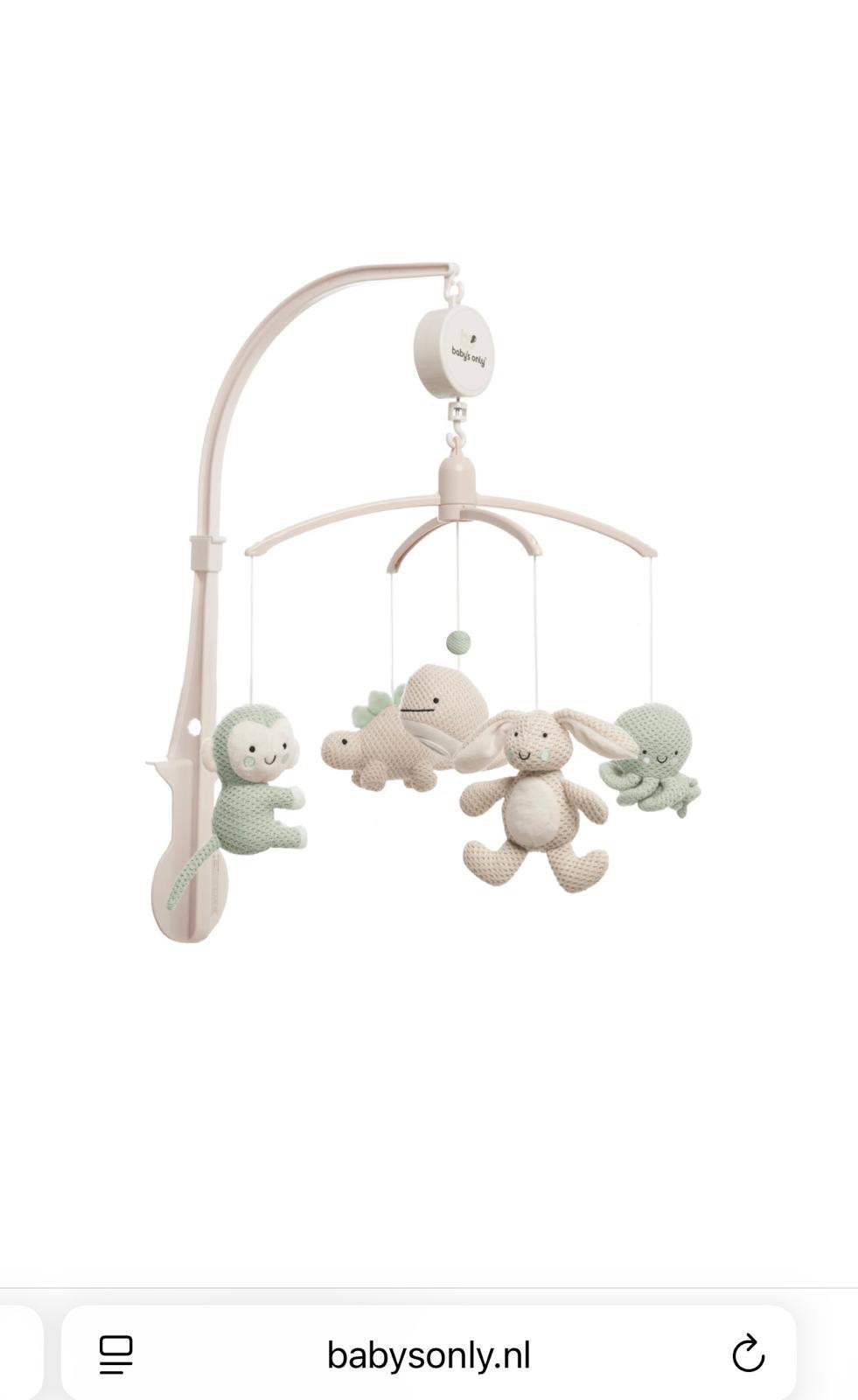 Muziekmobiel Baby’s only animals laurel green, Ophalen, Zo goed als nieuw, Overige typen