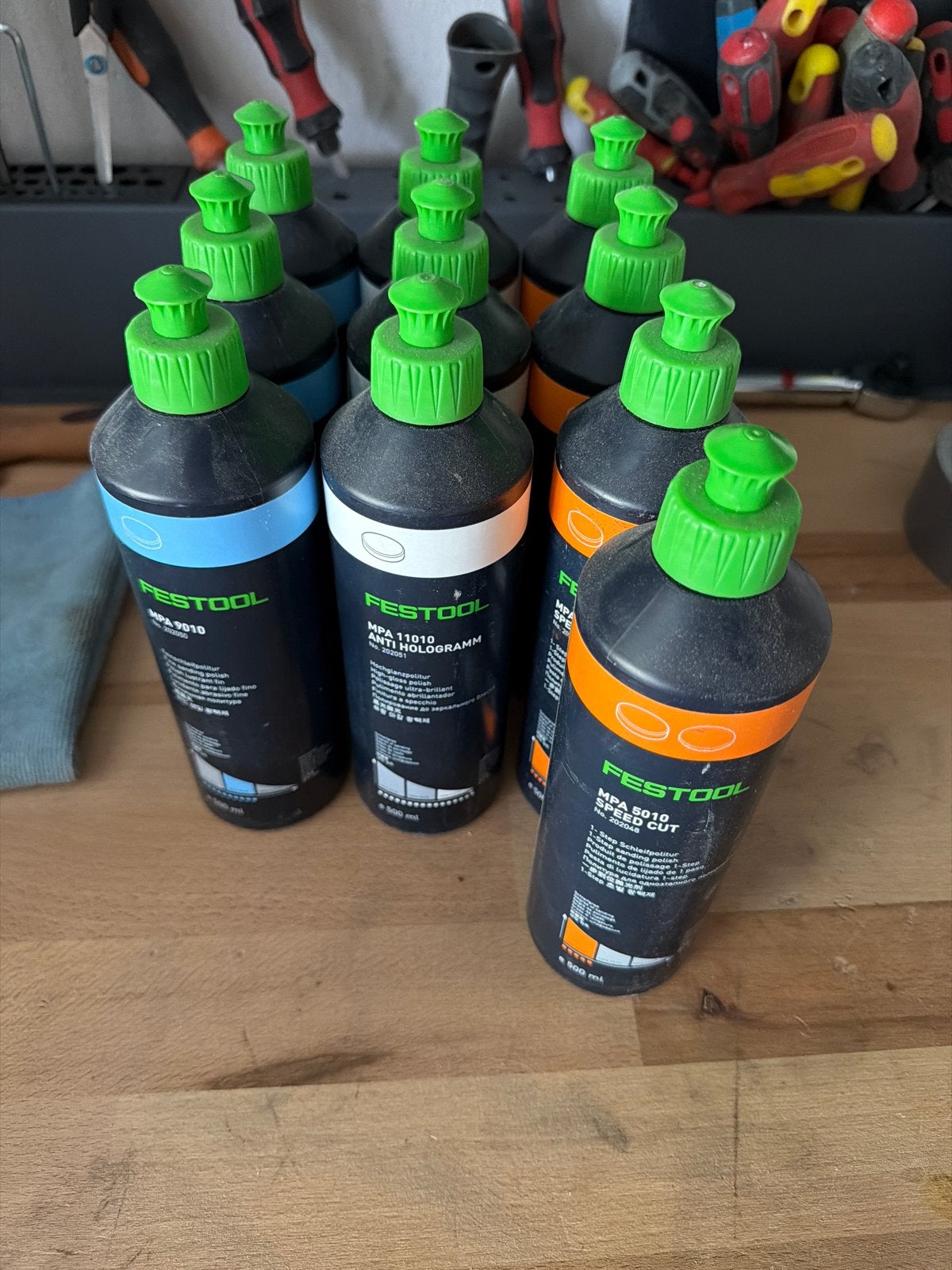 Festool Polijstmiddel MPA 5010, 9010, 11010 - 10 stuks Nieuw, Ophalen of Verzenden, Nieuw, Universele onderdelen