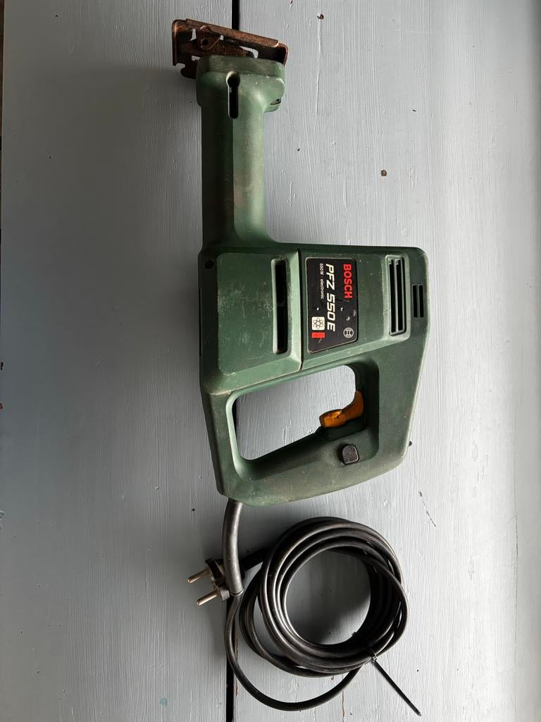 Bosch PFZ 550 E Reciprozaag - 550W Elektronisch, Ophalen of Verzenden, Gebruikt, 400 tot 600 watt, Overige typen
