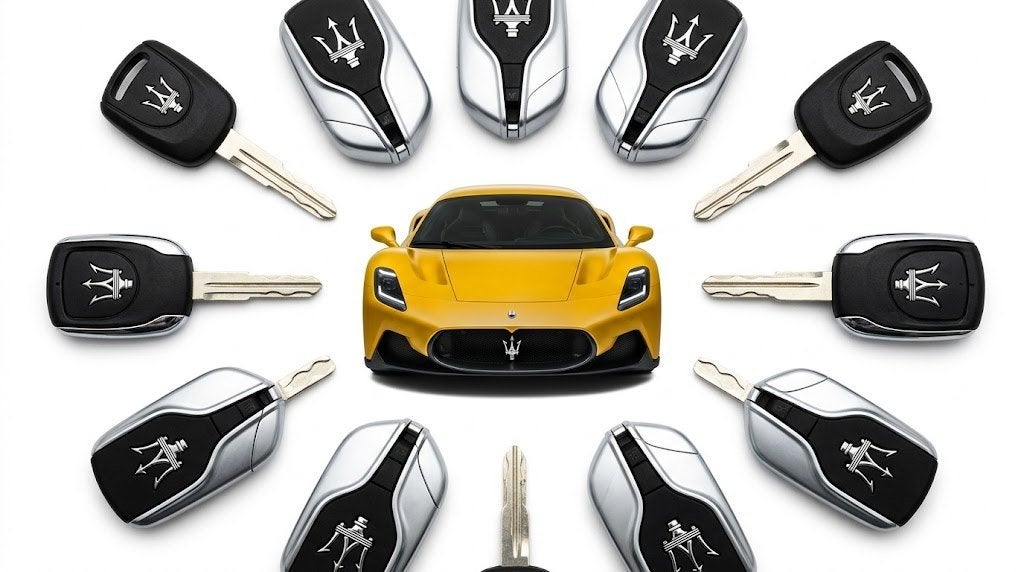 Maserati  extra autosleutel nodig of reparatie behuizing, Ophalen