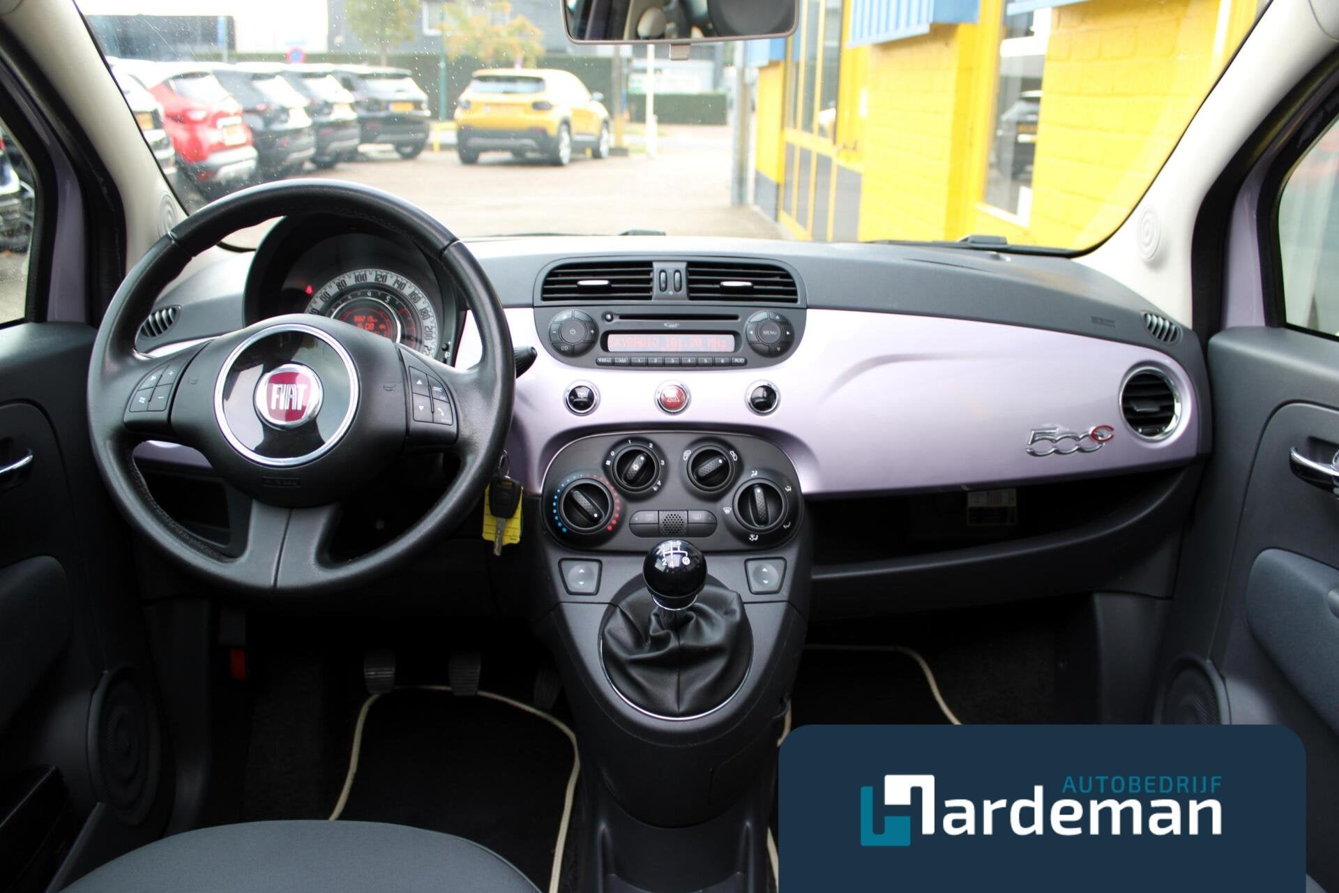 Fiat 500 C 1.2 Lounge Airco Bluetooth, Auto's, Euro 5, Gebruikt, Leder en Stof, Bedrijf