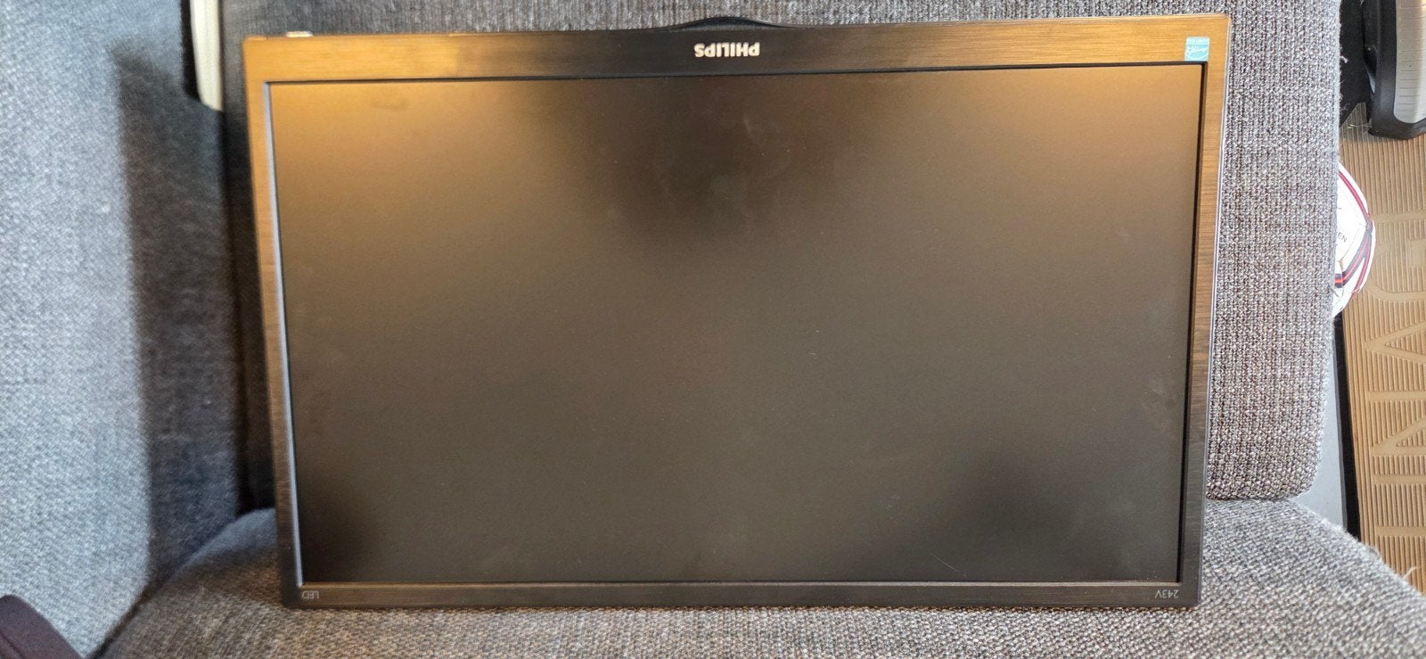 Philips 243V5LSB/00 Monitor - Full HD, 24 inch, Computers en Software, Monitoren, HDMI, Philips, Gebruikt, Kantelbaar
