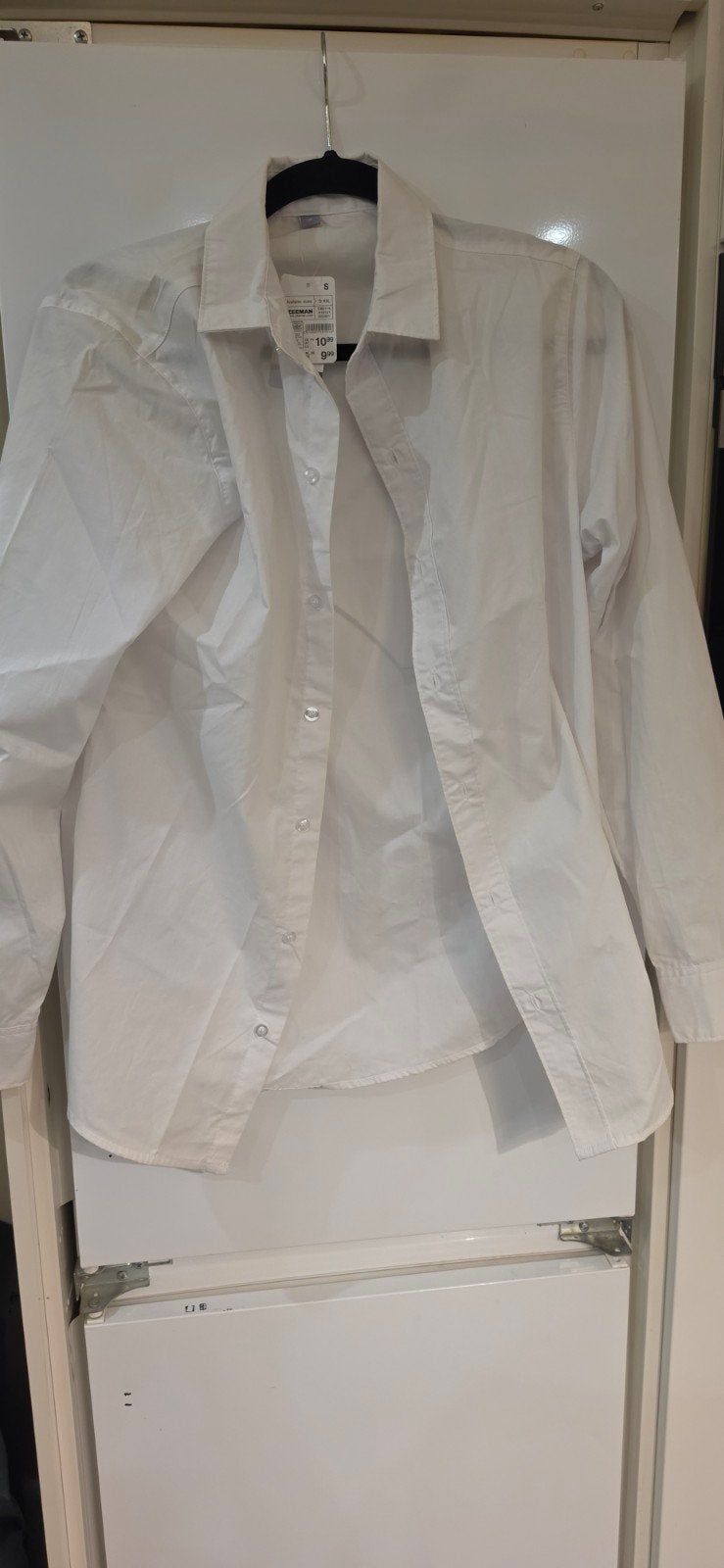 Zeeman Wit Stretch Overhemd Maat S, Zeeman, Wit, Nieuw, Ophalen of Verzenden
