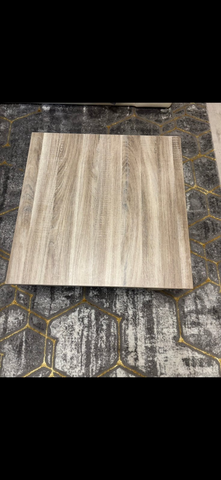 Salon tafel, Huis en Inrichting, Tafels | Salontafels, Ophalen, Gebruikt, Vierkant, 50 tot 100 cm