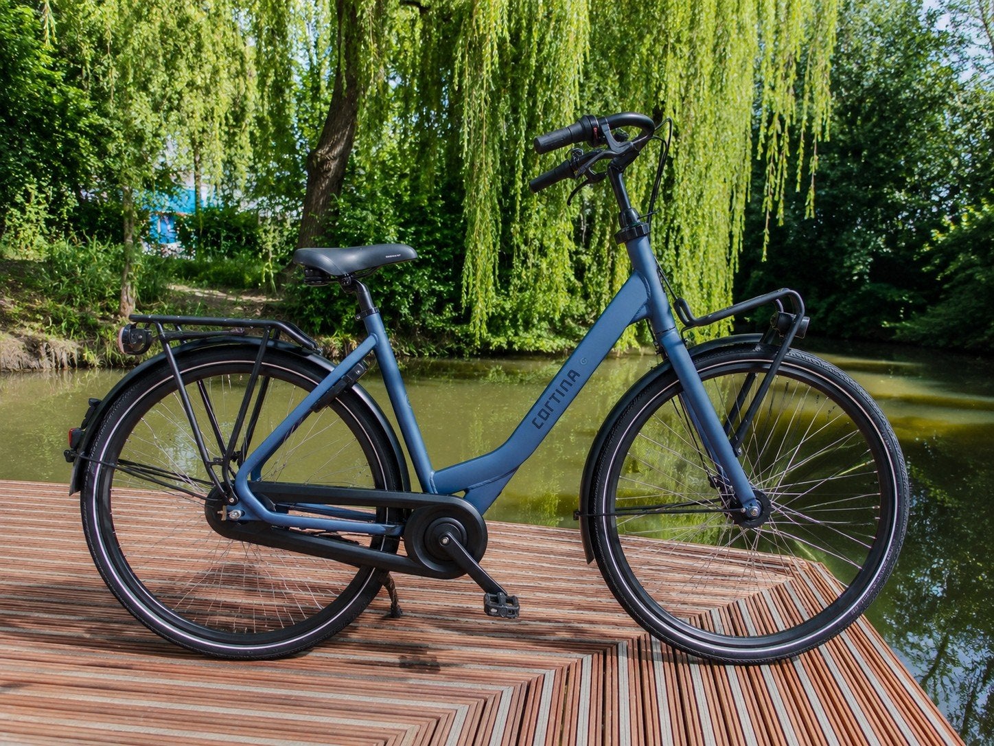 Goed onderhouden Cortina Common Family damesfiets, Fietsen en Brommers, Fietsen | Dames | Damesfietsen, Velgrem, Versnellingen