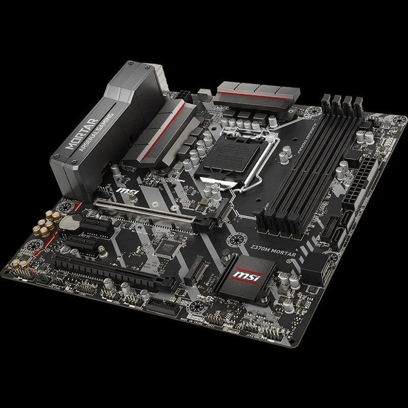 MSI Z370M MSI MORTAR met Socket LGA 1151, Computers en Software, Ophalen of Verzenden, Gebruikt, DDR4