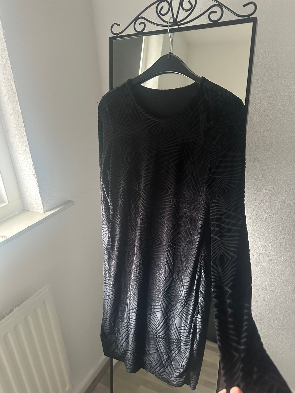 Nieuw zwart suede jurkje van de CoolCat - maat M, Maat 38/40 (M), Zwart, Nieuw, Ophalen of Verzenden