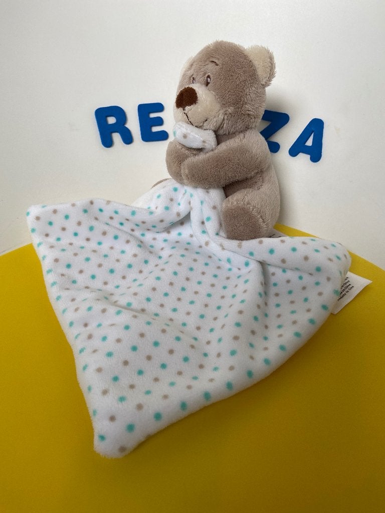 K1643 Ergee Kik textile beer beertje met doekje, Kinderen en Baby's, Speelgoed | Knuffels en Pluche, Ophalen of Verzenden, Zo goed als nieuw